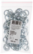 Шайба пружинная гроверная М10 100 шт. DIN 127 фасовка