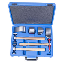 Set of straightening hammers and supports, 7 pieces KING TONY 9CF-207