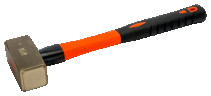 IB Sledgehammer of German type (aluminum/bronze), fiberglass handle, 2000 g