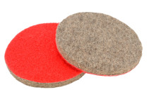 Semi-coarse wool felt circle attachment with Velcro D-125*10mm Car seat (k-t 2 pcs) 44061