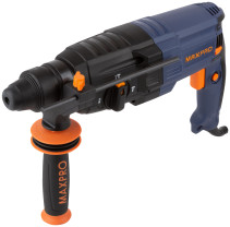 MAX-PRO Rotary hammer mounting 800 W; 0-1100 rpm; 2.8 J; 3 modes; L/W/M-30/26/13; 3.4 kg; SDS-PLUS; anti-vibration handle; rubber inserts; cut