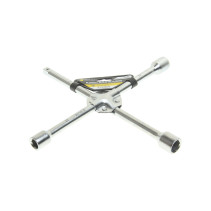 Ключ баллонный 17х19х21мм 1/2" ER-34411 крестообразный L=350мм усиленный ЭВРИКА 1/20