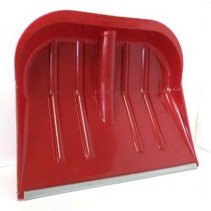 Snow shovel No. 2 Color 460x400mm d 32, plastic al/pl complete with wooden handle 1200*32