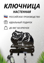 Wall-mounted metal housekeeper "Sovushki"