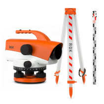 RGK C-32 optical leveling kit with calibration + S6-N tripod + AMO S4 rail