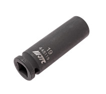 Головка торцевая ударная глубокая тонкостенная 6-гранная 1/2" х 19мм, длина 82мм JTC /1/10/100