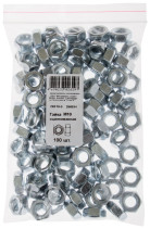 Гайка оцинкованная М10 100 шт DIN 934 фасовка