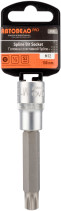 Головка (1/2";L=100mm) со вставкой SPLINE M12 АвтоDело PRO (39202)