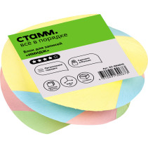 Block for records on the gluing of STAMM "Image", 8*8*4cm, twisted, colored