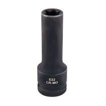 Головка ударная Е-типа 3/4" удлиненная E24