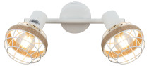 Rivoli Anselma 7034-702 spot wall and ceiling lamp 2 x E14 40 W rotary
