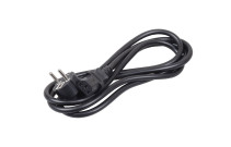 Кабель питания RIPO 1.8м, Schuko-C13 (3*0.75 mm2) 10A, черный, угловая вилка, с заземлением