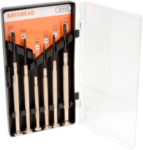 A set of watch screwdrivers 6pr. (Avtodor) 30732