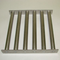 Rectangular magnetic grid PROF-MAGNET, 300x300x40 mm, 6 rods
