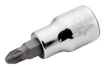 1/2" End head with Pozidriv PZ2 insert