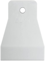 Шпатель резиновый белый 60 мм