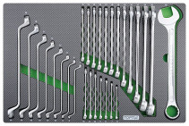 Ключ накидной угол 75° 6х7 мм TOPTUL AAEI0607