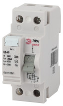 УЗО ЭРА SIMPLE SIMPLE-mod-43 ВД-40 2P 40А/30мА