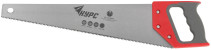 Wood hacksaw, 7 TRI medium tempered tooth, 2D sharpening, 450 mm rubberized plastic handle