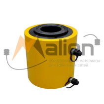 Hydraulic jack with hollow rod DP150-100G (hydraulic return, g/n 150t, stroke of the rod 100mm, pick-up 267mm) MALIEN