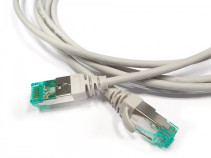 PC-LPT-SFTP-RJ45-RJ45-C6A-5M-LSZH-GY Patch Cord S/FTP, Shielded, Category 6a (100% Fluke Component Tested), 30AWG, LSZH, 5 m, grey