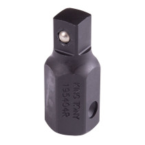Impact adapter 22 mm>1/2", with ball lock KING TONY 195404R