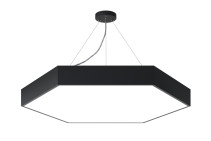 Светильник LED ЭРА Geometria SPO-122-B-40K-066 Hexagon 66Вт 4000К 5300Лм IP40 800*800*80 черный подвесной