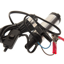 Насос для перекачки топлива ER-87201 (12V, 40W, 1.5A, 20л/мин, Ø38мм, Ø выходного отв. 16мм) ЭВРИКА /1/40