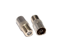 Переход гнездо F - штекер TV