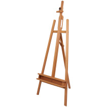 Floor easel Lyre with tilt rod Gamma "Moscow palette" 65*70*165 (230)cm, beech lacquer, disassembled