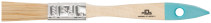 Flute brush, natural light bristles, wooden handle 1/2" (13 mm)