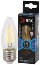 LED Lamp ERA F-LED B35-11w-840-E27 11W Filament Candle Neutral White Light E27