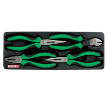 A set of 4 sponge tools in the TOPTUL GBAT0402 base