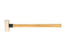 Кувалда 7,2 кг AlCu рукоятка дерево гикори искробезопасная 191G-1034, HORTZ
