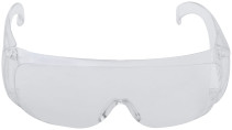 Safety glasses with transparent arches