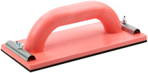 Grater d/ sandpaper.bum. plastic with metalwith a clamp of 230x105 mm