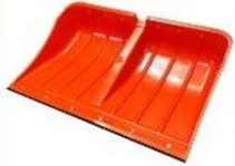 Snow shovel "Morozko" COLOR 540*375 assembled with aluminum. handle and V-shaped handle