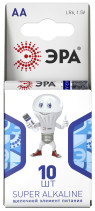 Батарейки ЭРА LR6-10BL компактный SUPER Alkaline