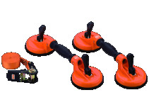 Set of vacuum grippers