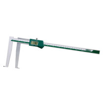Digital caliper for measuring internal grooves