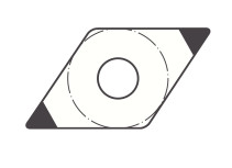 Plate DNGA150408S01030-2N CBN HPN2001