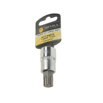 Насадка-вставка с битой Torx T70 ER-94607H 1/2 22мм L=60мм (с держателем) ЭВРИКА /1/20