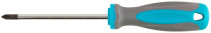 Screwdriver, CrV steel, rubberized handle PH1 x 100 mm