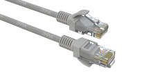 PC-10U Патч корд ЭРА U/UTP неэкранированный 10 м, категория 5e, серый Cu