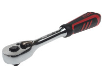 Трещотка 1/4" 36-зубцовая с резиновой рукояткой, длина 150мм JTC /1/100