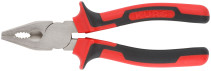 Trend combination pliers, two-tone rubberized handles, 180 mm chrome-nickel coating