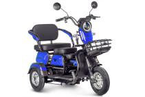 Electric tricycle Rutrike Gelbert Caf 48V/60V 600W, blue