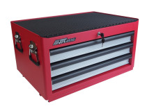 Ящик для инструмента 3 секции средней глубины красный JTC