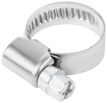 Хомут обжимной накатной, ширина 9 мм, нерж.сталь 12-20 мм