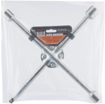 Ключ баллонный-крест (17*19*22*1/2")(усиленный) 380мм (АвтоDело) 34412